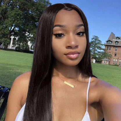 HD - Human Hair 13x6 Lace Front Straight Wig