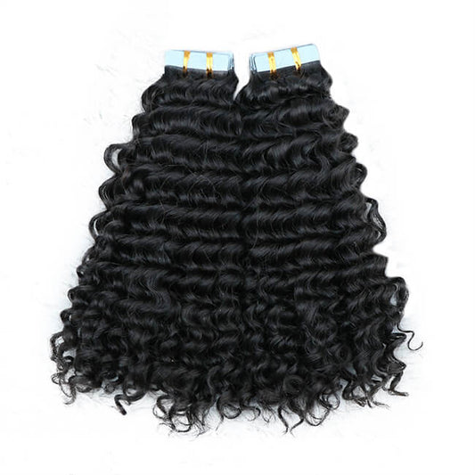 Deep Wave Tape In Hair Extensions