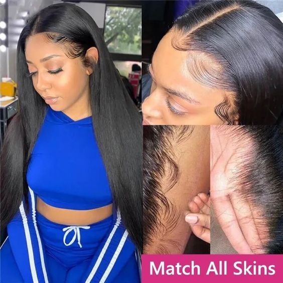 HD - Human Hair 5x5 Lace Closure Straight Wig