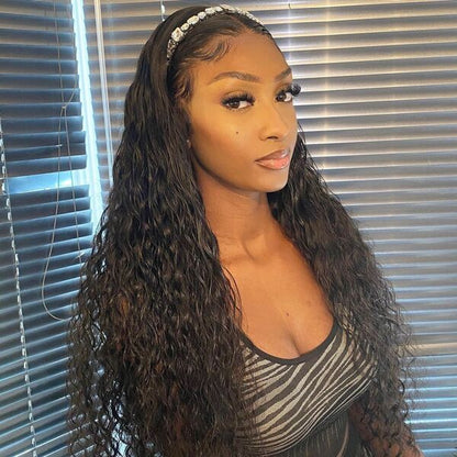 HD - Human Hair 13x6 Lace Front Water Wave Wig