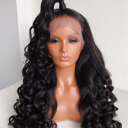 Human Hair 4x4 Lace Closure Loose Wave Wig