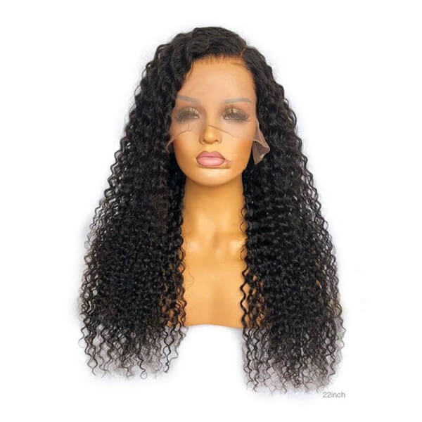 HD - Human Hair 13x6 Lace Front Kinky Curly Wig