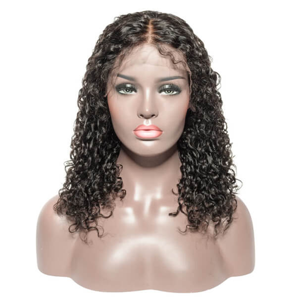 Human Hair 13x4 Lace Front Deep Curly BOB Wig