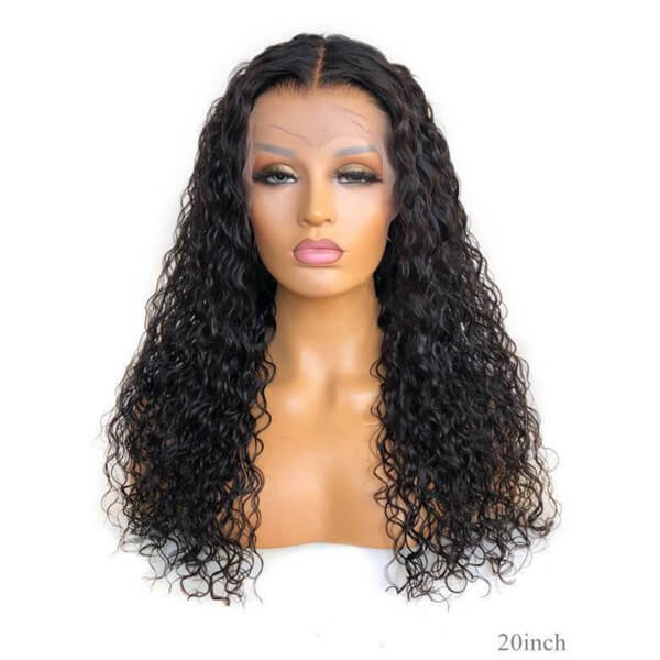 HD - Human Hair 4x4 Lace Closure Deep Curly Wig