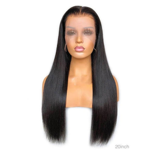 Human Hair 13x6 Lace Front Straight Wig