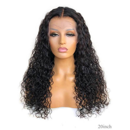 Human Hair 4x4 Lace Closure Deep Curly Wig