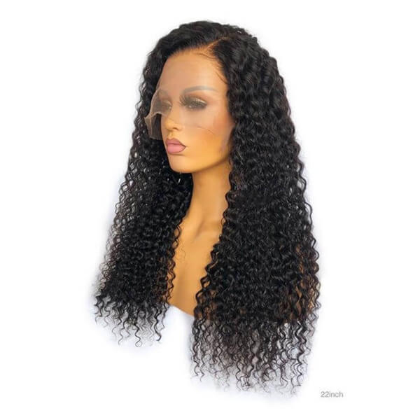 Human Hair 13x4 Full Lace Front Kinky Curly Wig