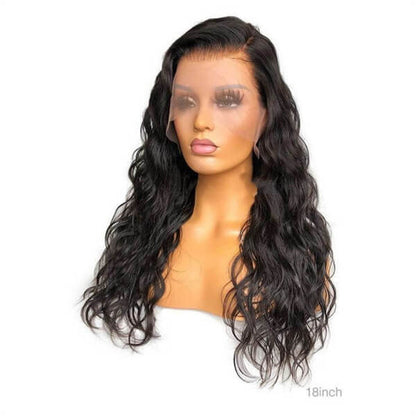 HD - Human Hair 13x4 Lace Front Natural Wave Wig