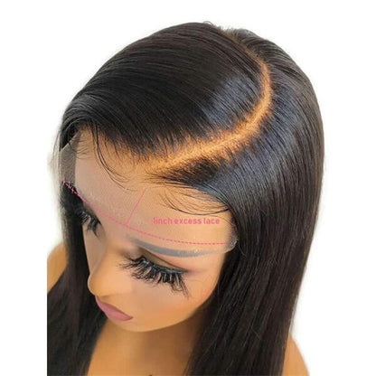 Human Hair 13x6 Lace Front Straight Wig